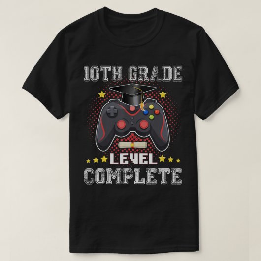 10e graad, complete klasse 2022 Afstuderen T-shirt (Design voorkant)