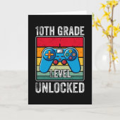 10e graad zonder vergrendeld Kind Terug naar schoo Kaart (Gele Bloem)