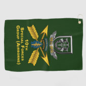10e groep speciale strijdkrachten golfhanddoek (Horizontaal)