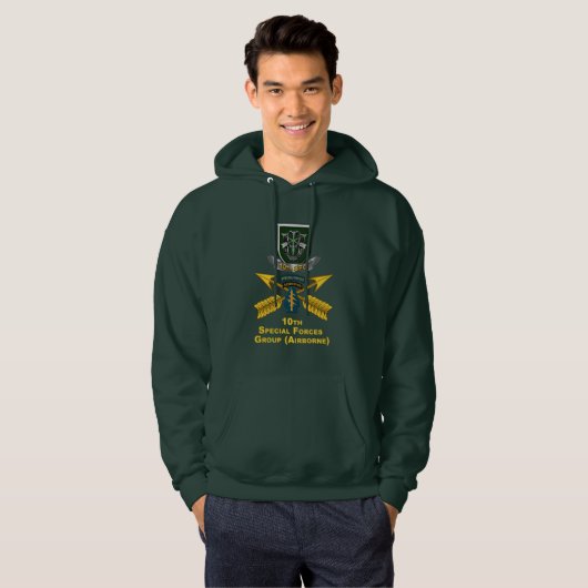 10e Groep speciale strijdkrachten Hoodie (Voorkant volledig)