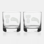 10e groep speciale strijdkrachten in de lucht whisky glas (Achterkant)