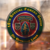 10e groep speciale strijdkrachten  raamsticker (Vel 2)