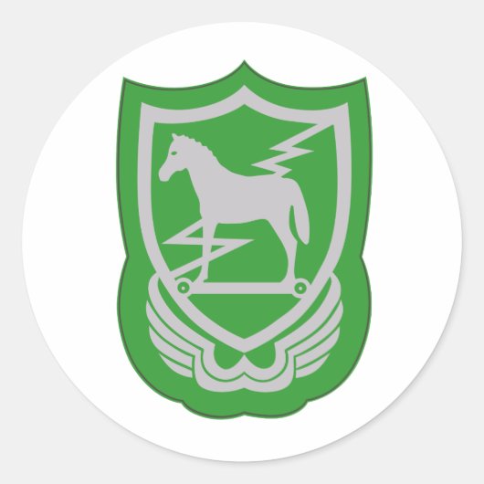 10e groep speciale strijdkrachten ronde sticker (Voorkant)