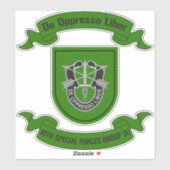 10e groep van speciale strijdkrachten (luchtlandin sticker (Vel)