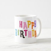 10e Happy Birthday Mok Design 1 (Voorkant rechts)