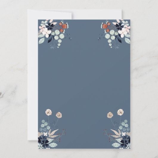 10e huwelijksfeest op Jubileum Kaart (Achterkant)