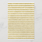 10e huwelijksjubileumfeest - Goud Wit Kaart (Achterkant)