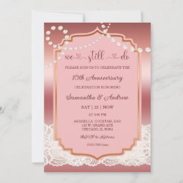 10e huwelijksjubileumfeest kaart