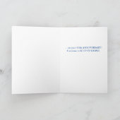 10e Jr NA Herstel Jubileum Elke Dag Vlinder Kaart (Binnen)