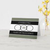 10e Jubileum Business Kaart (Gele Bloem)