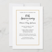 10e Jubileum en fotouitnodiging Kaart (Achterkant)