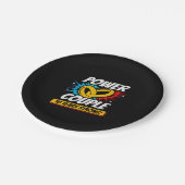 10e Jubileum gehuwde paren 10 jaar sterk Papieren Bordje (Gekanteld)