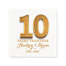 10e Jubileum gepersonaliseerd