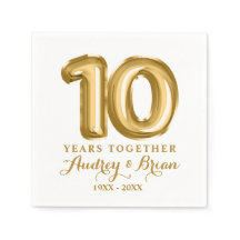 10e Jubileum gepersonaliseerd