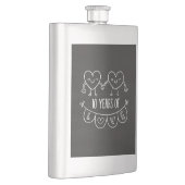 10e Jubileum Gift Chalk Hearts Flacon (Rechts)