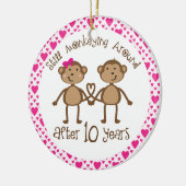 10e Jubileum Gift Ornament (Links)
