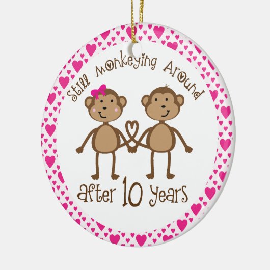 10e Jubileum Gift Ornament (Links)