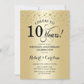 10e Jubileum - Gold Black Kaart (Voorkant)