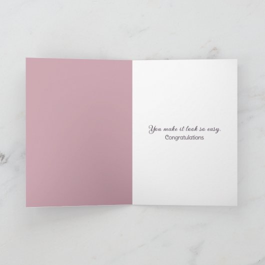 10e Jubileum irisbloem met gouden ets Kaart (Binnen)