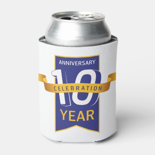 10e Jubileum jaar feestdag Blikjeskoeler (Blikje Voorkant)