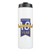 10e Jubileum jaar feestdag Thermosbeker (Voorkant)