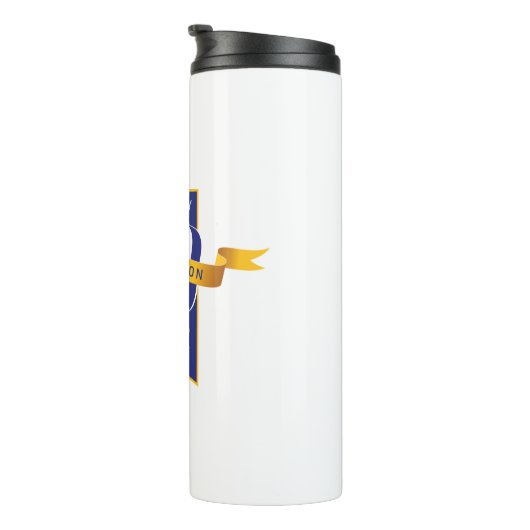 10e Jubileum jaar feestdag Thermosbeker (Geroteerd rechts)