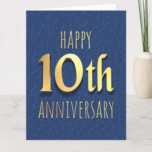 10e Jubileum Kaart (Voorkant)