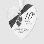 10e Jubileum-keepaardontwerp Ornament (voorkant)