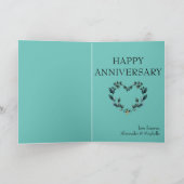 10e Jubileum Love Forever Photo Template Kaart (Binnen)