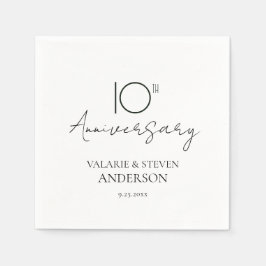 10e Jubileum Minimaal Servetten