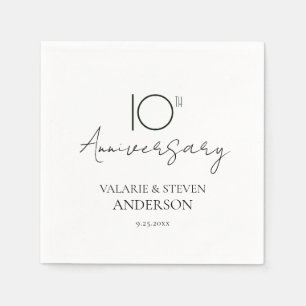 10e Jubileum Minimaal Servetten