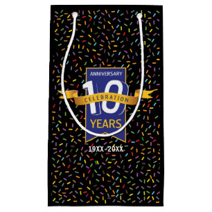 10e JUBILEUM ontwerp Klein Cadeauzakje