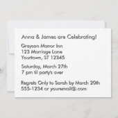 10e Jubileum Partij 10 jaar samen Kaart (Achterkant)