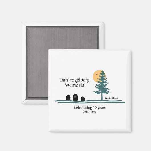 10e Jubileum Rocks Magnet (Voorkant / Achterkant)