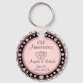 10e Jubileum Silver Sleutelhanger (Voorkant)