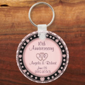 10e Jubileum Silver Sleutelhanger (Voorkant)