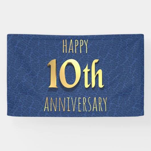 10e Jubileum Spandoek (Horizontaal)