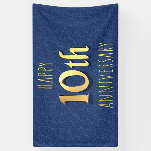 10e Jubileum Spandoek (Verticaal)