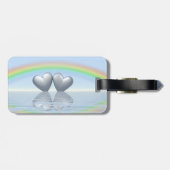 10e Jubileum Tin Hearts Bagagelabel (Achterkant horizontaal)