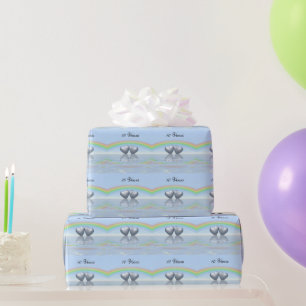 10e jubileum Tin Hearts Cadeaupapier