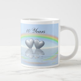 10e Jubileum Tin Hearts Grote Koffiekop