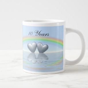 10e Jubileum Tin Hearts Grote Koffiekop