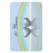 10e Jubileum Tin Hearts Magneet (Verticaal)