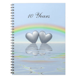 10e Jubileum Tin Hearts Notitieboek