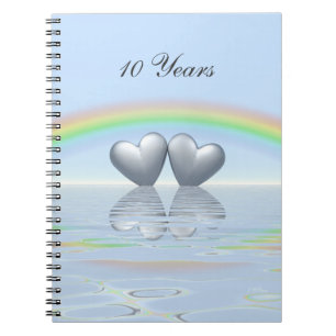 10e Jubileum Tin Hearts Notitieboek