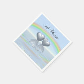 10e Jubileum Tin Hearts Servetten (Hoek)