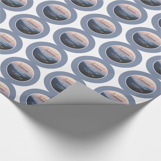 10e Jubileum van de coördinaten Cadeaupapier (Hoek)