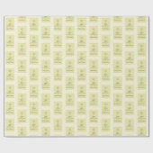 10e Jubileum van het priesterreliëf Cadeaupapier (Vlak)