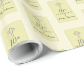 10e Jubileum van het priesterreliëf Cadeaupapier (Rol Hoek)