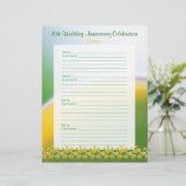 10e Jubileum voor bruiloft (Staand voorkant)